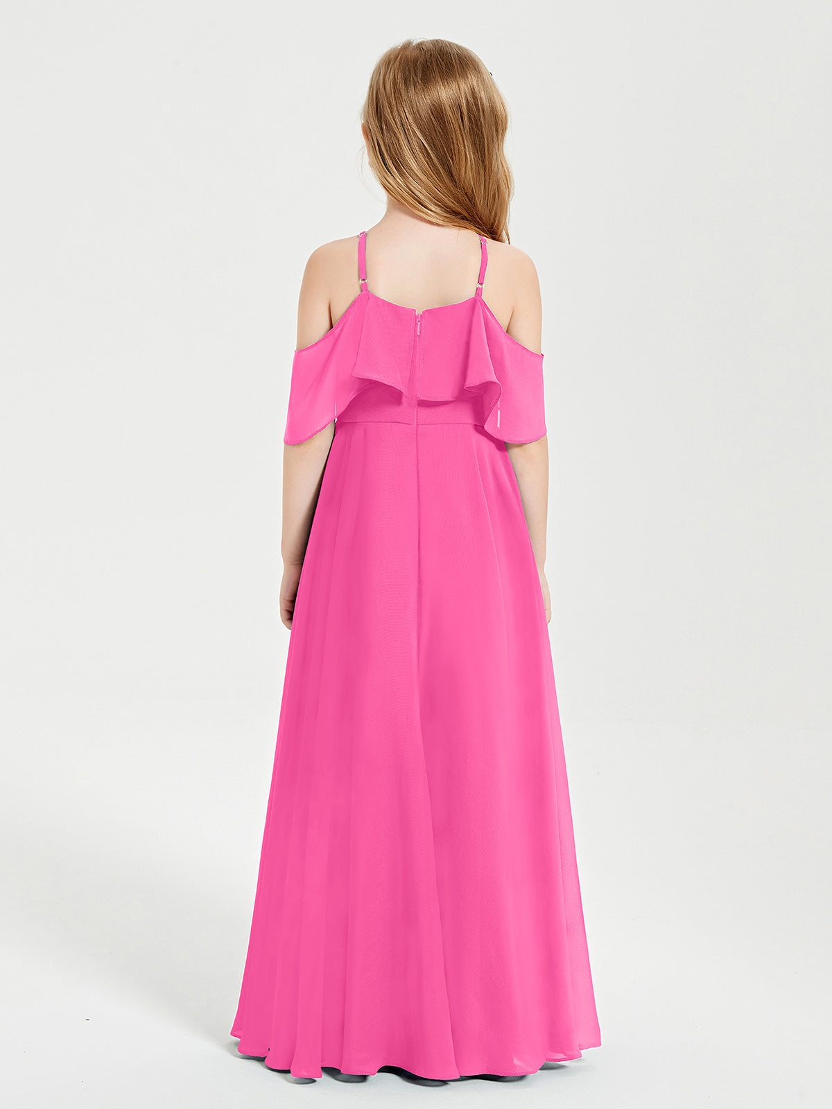 Off-the-Shoulder Long Dresses for Junior Bridesmaids Azalea